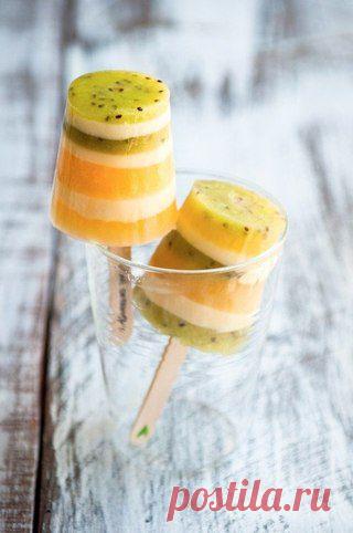 Фруктовое мороженое.