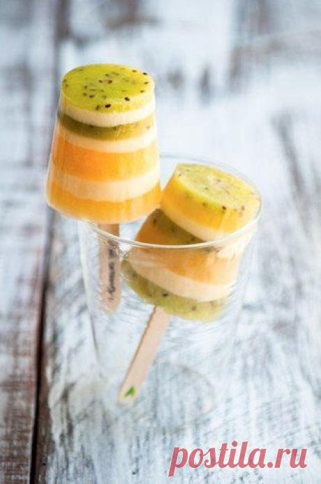 Фруктовое мороженое.