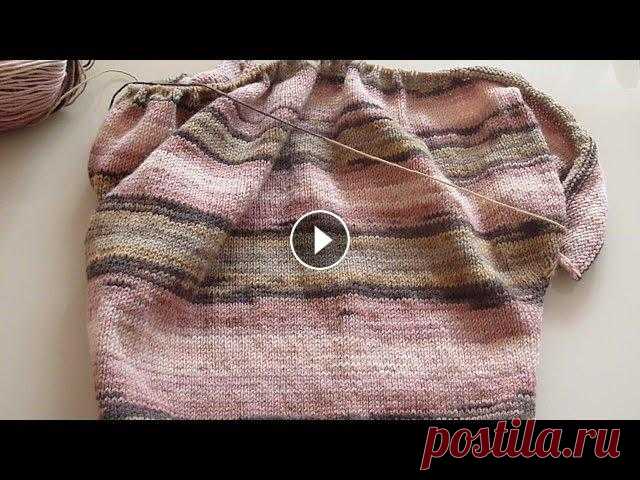 Свитер для начинающих, летучая мышь часть 2/Sweater for beginners, bat part 2 В этом видео я рассказываю о том, как связать довольно легкий в исполнении свитер летучая мышь для начинающих рукодельниц. Размер свитера 42, 44, 46. ...