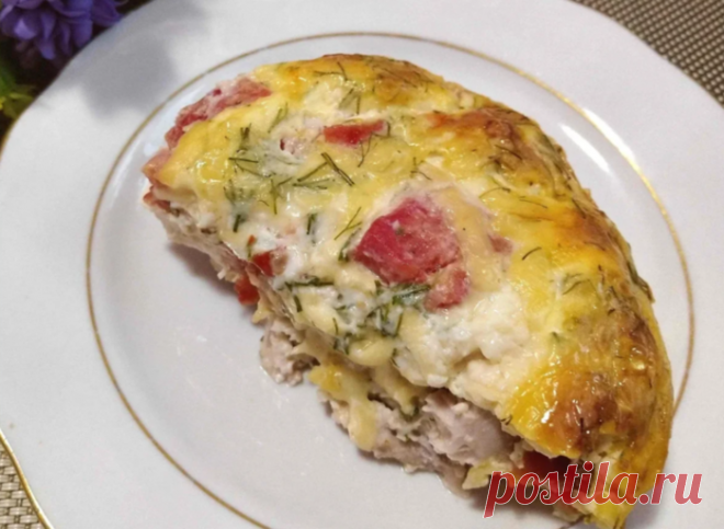 Я просто заливаю куриную грудку яйцом и готовлю нежное блюдо 