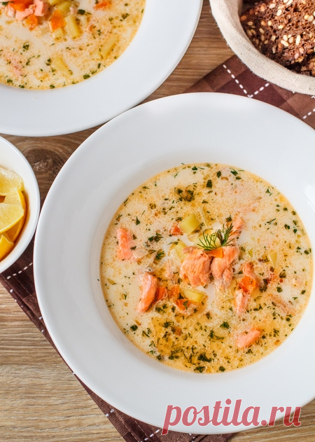 Финский рыбный суп со сливками на Вкусном Блоге