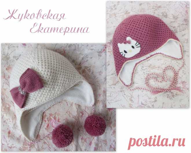 Вяжем шапочку с ушками - Ярмарка Мастеров - ручная работа, handmade