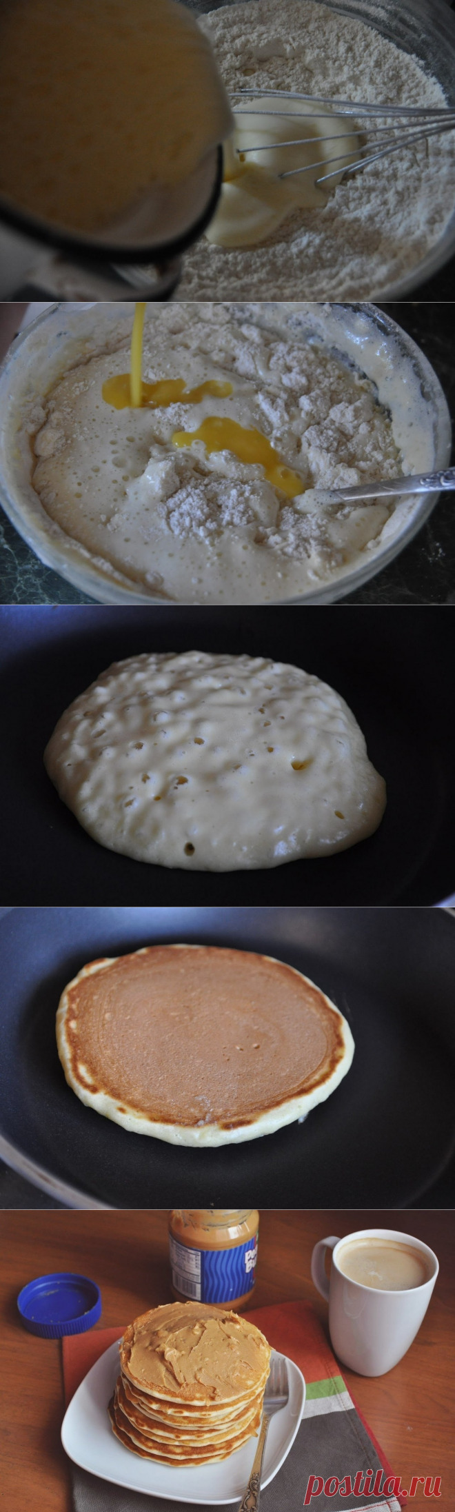 Как приготовить american pancakes  - рецепт, ингридиенты и фотографии