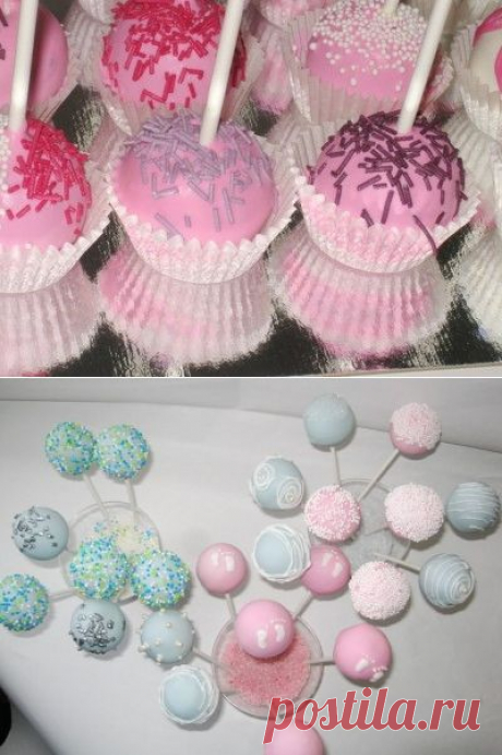 Делаем Cake Pops : Торты (украшения)