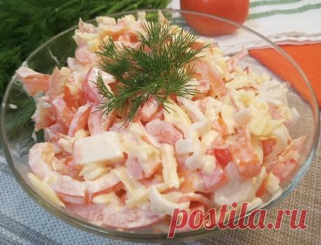 Салат "Приморский" - очень вкусный и праздничный! | Рецепты вкусных салатов | Яндекс Дзен