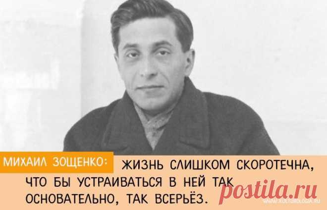 Самые яркие мысли о человеке, любви, жизни и России печального сатирика Михаила Зощенко | Анатолий Чередниченко