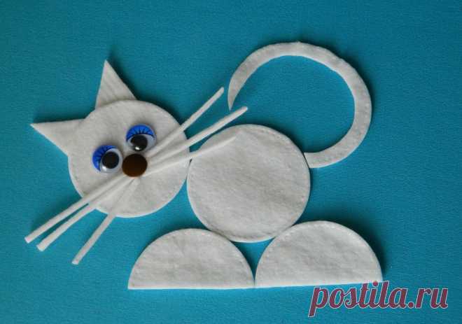 Поделки из ватных дисков — Сделай сам, идеи для творчества - DIY Ideas