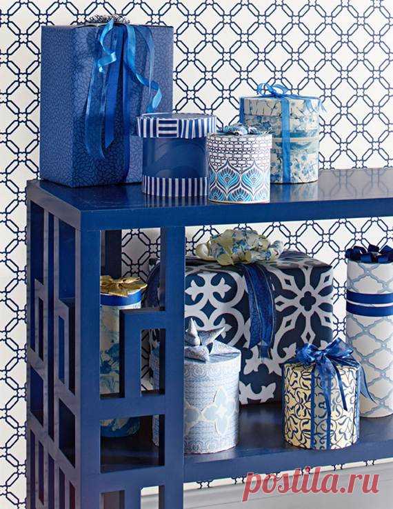 The 50 Most Gorgeous Christmas Gift Wrapping Ideas Ever - family holiday.net/guide to family holidays on the internet