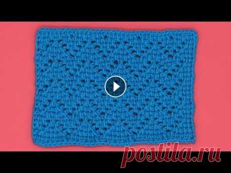 Узор волна тунисским крючком. Тунисское вязание. Вязание узора крючком. Crochet pattern. Узор волна тунисским крючком красивый и нужный. В этом видео я покажу некоторые обозначения тунисского вязания, которые присутствуют в данном узоре. И...