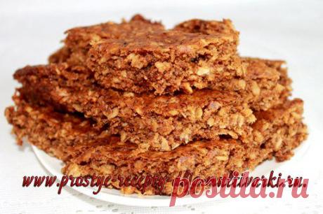 Нежный овсяный пирог с бананами