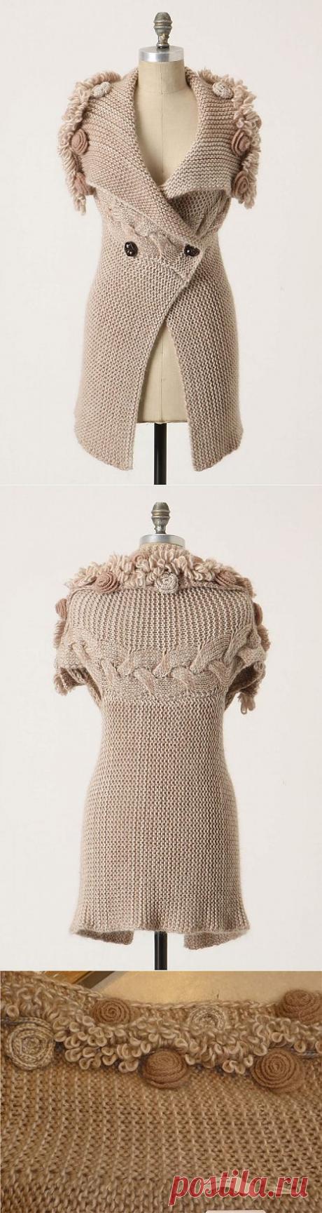 Самый элегантный кардиган спицами.