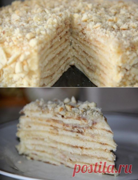 Торт &quot;Минутка&quot; без выпечки.