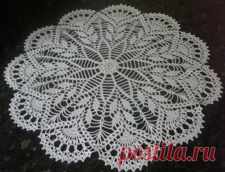 КРАСИВАЯ ДЕНЕЖНАЯ САЛФЕТКА | Вязаные крючком аксессуары Связала я салфеточку в подарок с денежкой внутри, чтобы был достаток в доме у ее хозяйки. Понравился мне этот процесс, вязать да приговаривать. Долго не могла схему выбрать, из маленьких ничего не приглянулось, понравилась большая
салфетка. Но схему я изменила до 11 раппортов с 1-го...