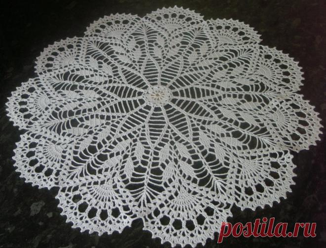 КРАСИВАЯ ДЕНЕЖНАЯ САЛФЕТКА | Вязаные крючком аксессуары Связала я салфеточку в подарок с денежкой внутри, чтобы был достаток в доме у ее хозяйки. Понравился мне этот процесс, вязать да приговаривать. Долго не могла схему выбрать, из маленьких ничего не приглянулось, понравилась большая
салфетка. Но схему я изменила до 11 раппортов с 1-го...