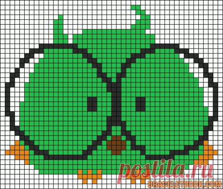 Owl perler bead pattern | Perler Bead patterns