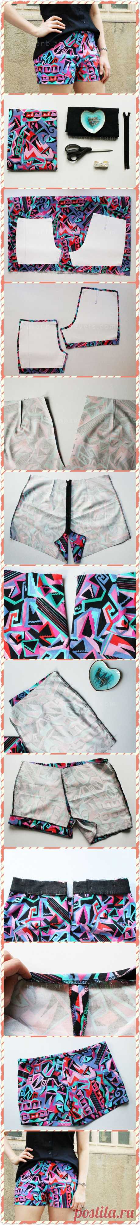 DIY Summer shorts (free pattern) | DIY