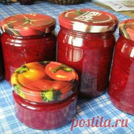 Салат " Алёнка"
Ольга Малич
4,5 кг. свеклы - натереть на крупной терке,
1,5 кг. помидоров - пропустить через мясорубку
200-250 грамм 9% уксуса
Показать полностью...