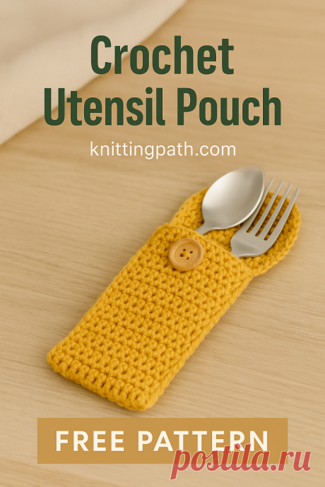 Crochet Utensil Pouch Free Pattern