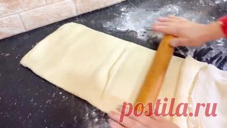 СЛОЁНОЕ ТЕСТО теперь готовлю только так! 1000 слой в одном тесте, готовиться за 10 МИНУТ! Рекомендую! | Ariana gotovit  | Дзен
