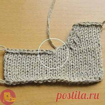 ​Как связать ровный край горловины и проймы — Сделай сам, идеи для творчества - DIY Ideas