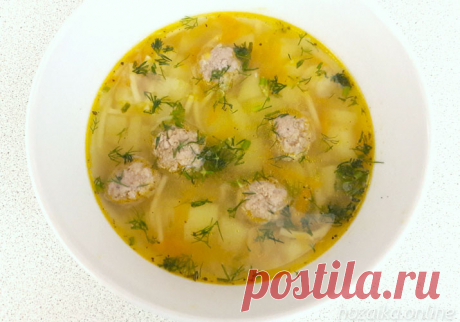 Суп с фрикадельками в мультиварке - мой пошаговый фоторецепт Вкуснейший домашний суп с фрикадельками и вермишелью в мультиварке. Попробуйте приготовить с помощью пошагового фоторецепта.