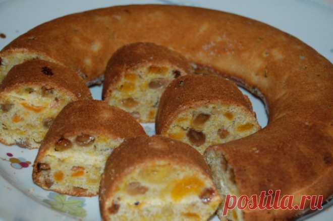 Кекс тыквенный с сухофруктами