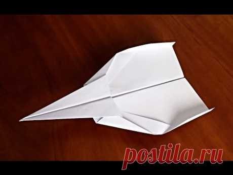 КАК СДЕЛАТЬ САМОЛЁТ ИЗ БУМАГИ, Страйк Игл, Strike Eagle , Paper Airplane, оригами, origami