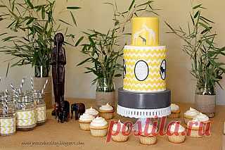 Jessicakes: Chevron Inspired Safari Themed Baby Shower
