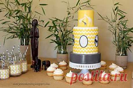 Jessicakes: Chevron Inspired Safari Themed Baby Shower