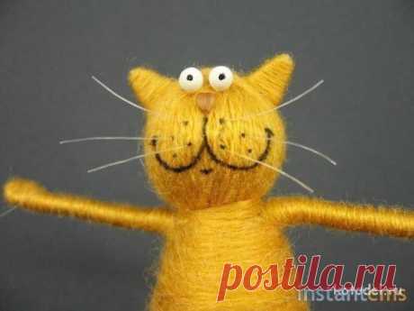 котик из пробки своими руками