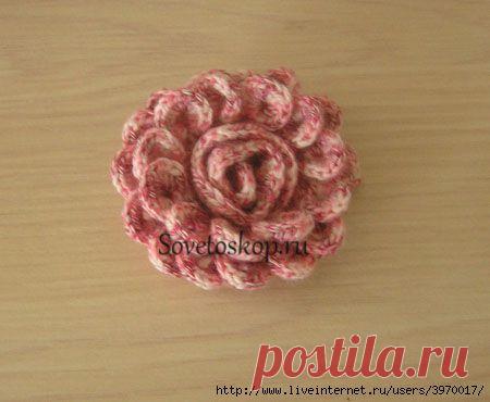 ЦВЕТОК КРЮЧКОМ. МК..