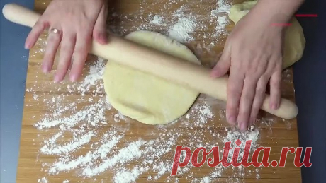 Простой рецепт печенья. Вкусные сметанные коржики.