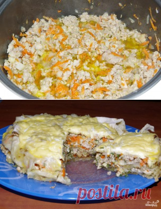 Ачма с мясом из лаваша - пошаговый рецепт с фото на Повар.ру