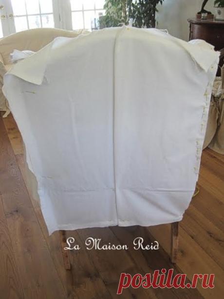 Как сшить чехол на кресло своими руками