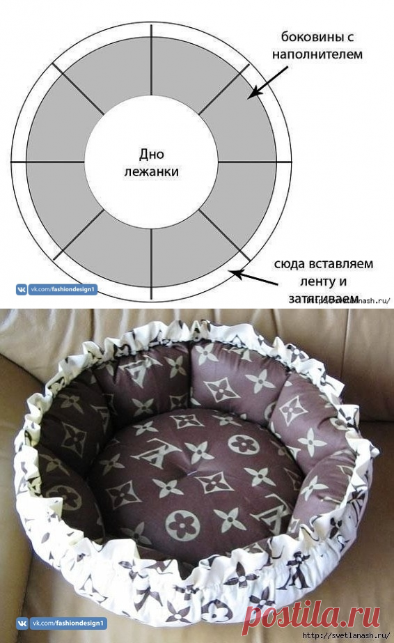 Лежанка для домашних животных своими руками — Сделай сам, идеи для творчества - DIY Ideas
