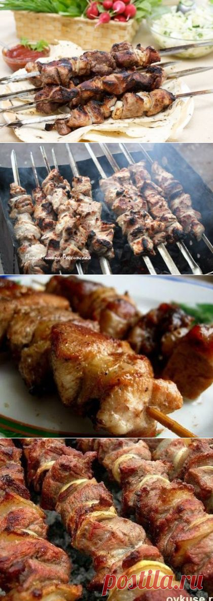 Шашлык из свинины в кефире - пошаговый рецепт / Простые рецепты