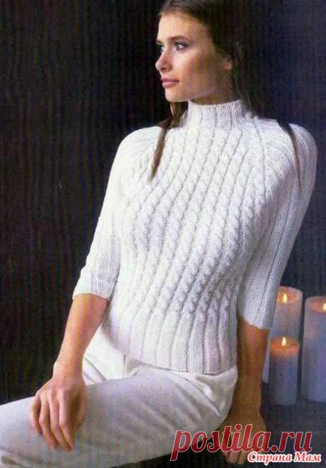 Вязание: пуловер.