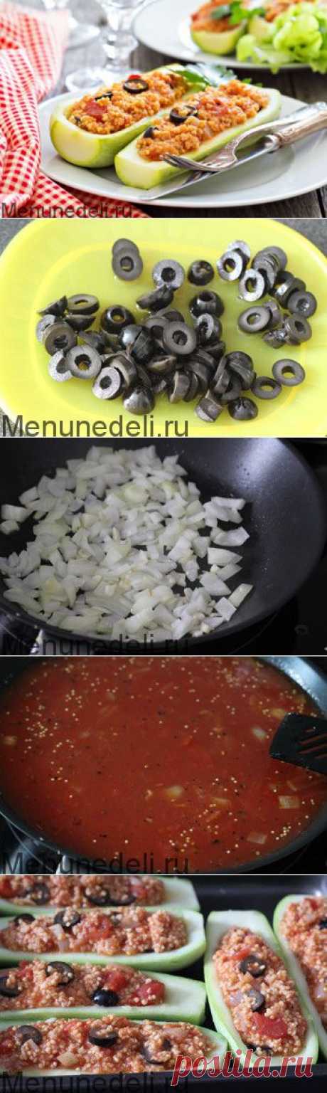 Фаршированные кабачки постные / Меню недели