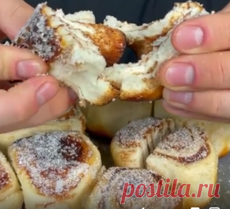 СИННАБОНЫ НА СКОВОРОДКЕ