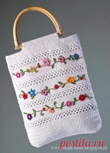 Летняя сумочка крючком