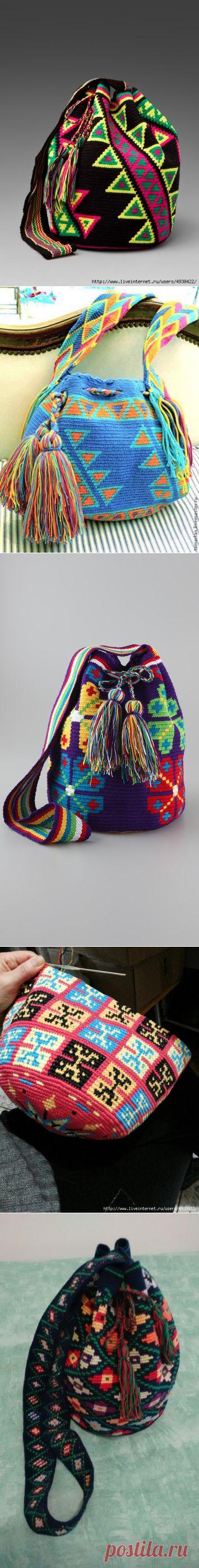 МОЧИЛА-ЯРКИЕ КОЛУМБИЙСКИЕ СУМКИ