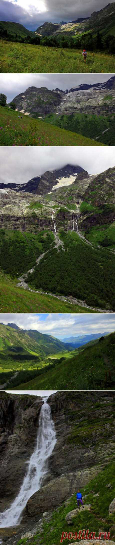 Архыз 2013. Перевал Софийское Седло - Софийские водопады