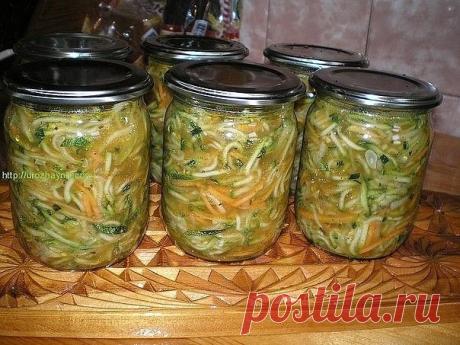 Салат из кабачков по-корейски на зиму | Самые вкусные рецепты