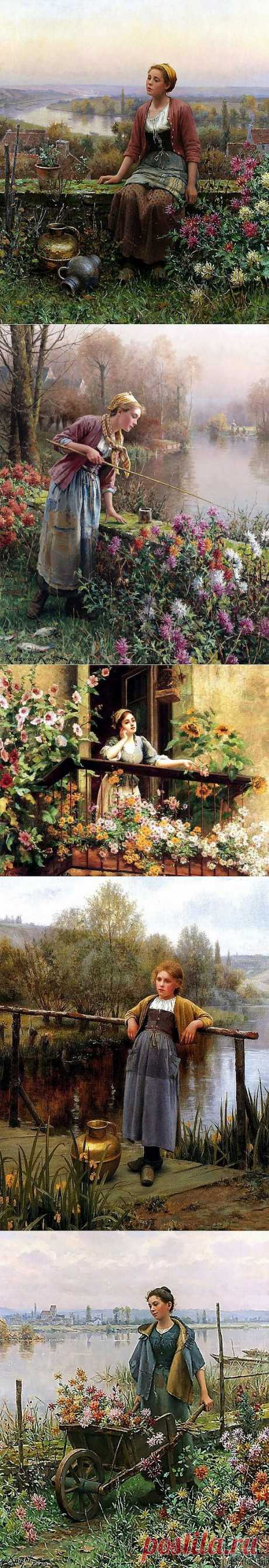 Daniel Ridgway Knight - Женщина