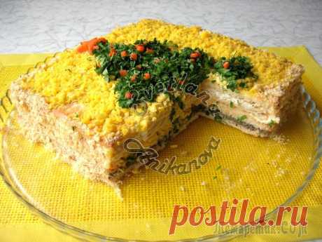 Закусочный торт «Застольный». Идеальная закуска на Новогодний стол!
