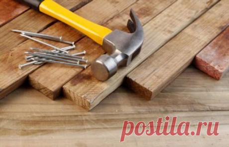 «Дедовский» способ забивания гвоздей без угрозы для пальцев . Милая Я