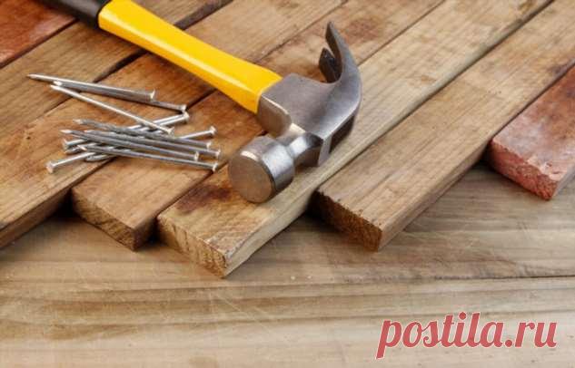 «Дедовский» способ забивания гвоздей без угрозы для пальцев . Милая Я