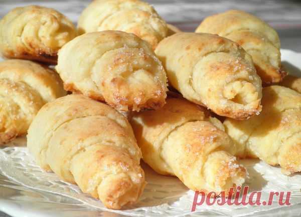 СОЛНЕЧНЫЙ ПЕКАРЬ - Творожные рогалики.