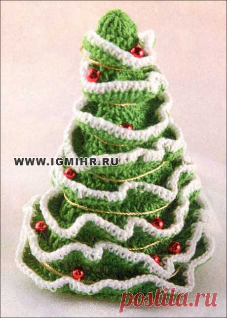 К Новому году! Елочка &quot;под снегом&quot;.