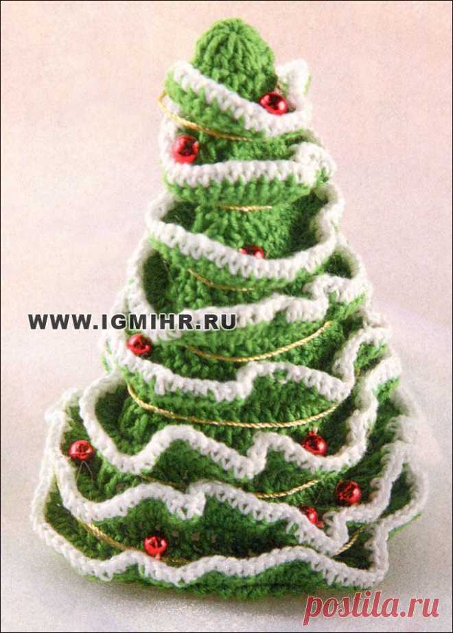 К Новому году! Елочка "под снегом".